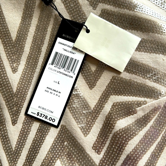 BCBG MAXAZRIA beaded dress - Picture 5 of 8